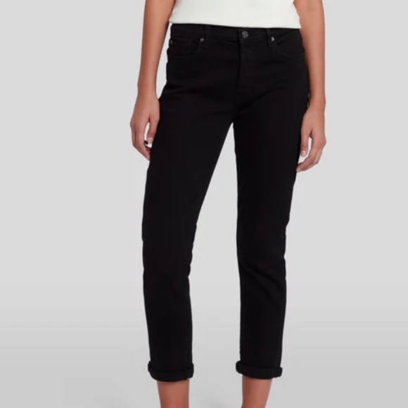 Seven for All Mankind Josephina Black Jeans - Picture 1 of 5